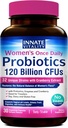 Innate Vitality Women 's Probiotics, 120 Millioner CFU, 32 Testede Strops, Probiotics for Women, Gær Control, Vaginal pH Support, Prebiotics, fordøjelige enzymer, Cranberry, Én gang daglig 30 Veggie kapsler