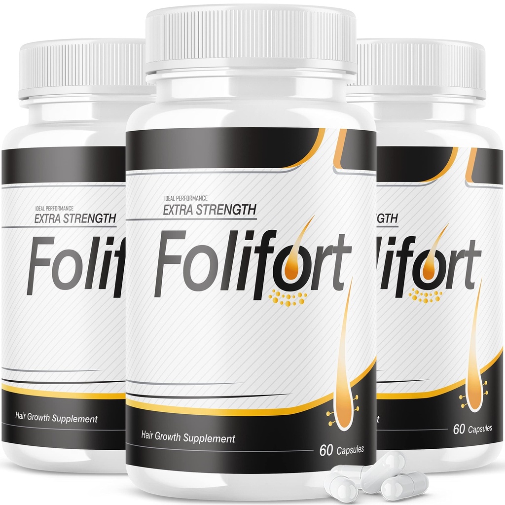 IDEAL YDEEVNE (3 Pack) Folifort hårvækstpiller Felfort Ekstra styrke Vitamin anmeldelser Suppliment (180 kapsler)