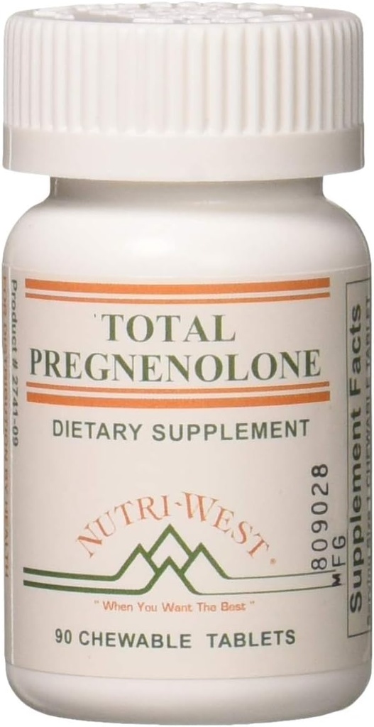 Nutri West Total Pregnenolone - 90 Chewable Tablets
