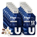 UCAN Edge Energy Gel Shots, Vanilla Latte + koffein (12, 2 Ounce Packets) til løb, træning, træning, Fitness, Cykling, Crossfit Medic124; Sugar- Free, Vegan, & Keto Friendly Energy