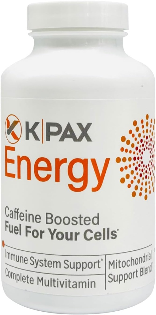 K- Pax Energy - høj potens Mitokondrie næringsstoffer - Immunoboosting Energy Multivitamin - 120 tabletter