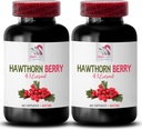 høgthorn ekstrakt supplement - HAWTHORN BERRIES Extract - bær supplement, antioxidant supplement til kvinder, antioxidant bær, økologisk høgthorn bær ekstrakt, antioxidanter til kvinder 2 Bot 120 Caps