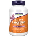 Now Supplements, Lecithin 1200 mg med naturligt forekommende Phosphatidylcholin, 100 Softgels