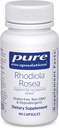 Ren indkapsling Rhodiola Rosea - til lejlighedsvis stress, Endurance & Træthed Relief * - med adaptogener - Gluten Free & Vegan - 90 kapsler
