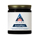 Ayush Herbs AmlaPlex - Amla Jam, Chyawanprash for immunforsvar & fordøjelsessygdomme, Chyavanprash, Indian Honey Jam med Amla, Ashwagandha - 10.6 oz Jar (1 Greve)