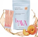 byAVA Flydende kollagen Jelloskin Solution; Marine collagen peptider + Hyaluronsyre + Elastin peptider Triple Kosttilskud - Hår hud og negle; Hydrolyzed Fish Collagen for Women