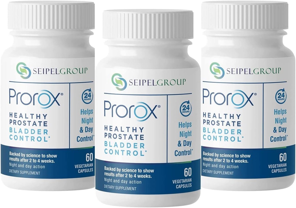 Sund Prostata Blogen Control, Prostata Kosttilskud til mænd, Understøtter sund Prostata og Blogen Sundhed, Indeholder Saw Palmetto, Reducerer Hastighed, 60 Vegetariske Kapsler (180)