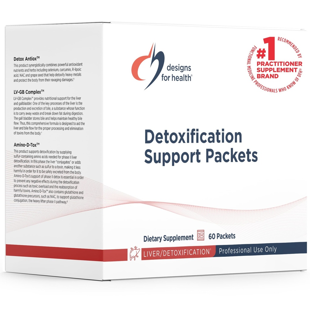 Design til sundhedsafgiftning Support Pakker - 3-Part Easy Full Body Detox, Lever Rense Support Kit - Detoxify med næringsstoffer, Calcium D- glucarat, Milk Thistle + Mere (60 Pakker)