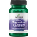 Swanson Albion Chelated Magnesium & Calcium 2: 1 90 Veg kapsler