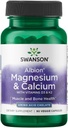 Swanson Albion Chelated Magnesium & Calcium 2:1 90 Veg Capsules