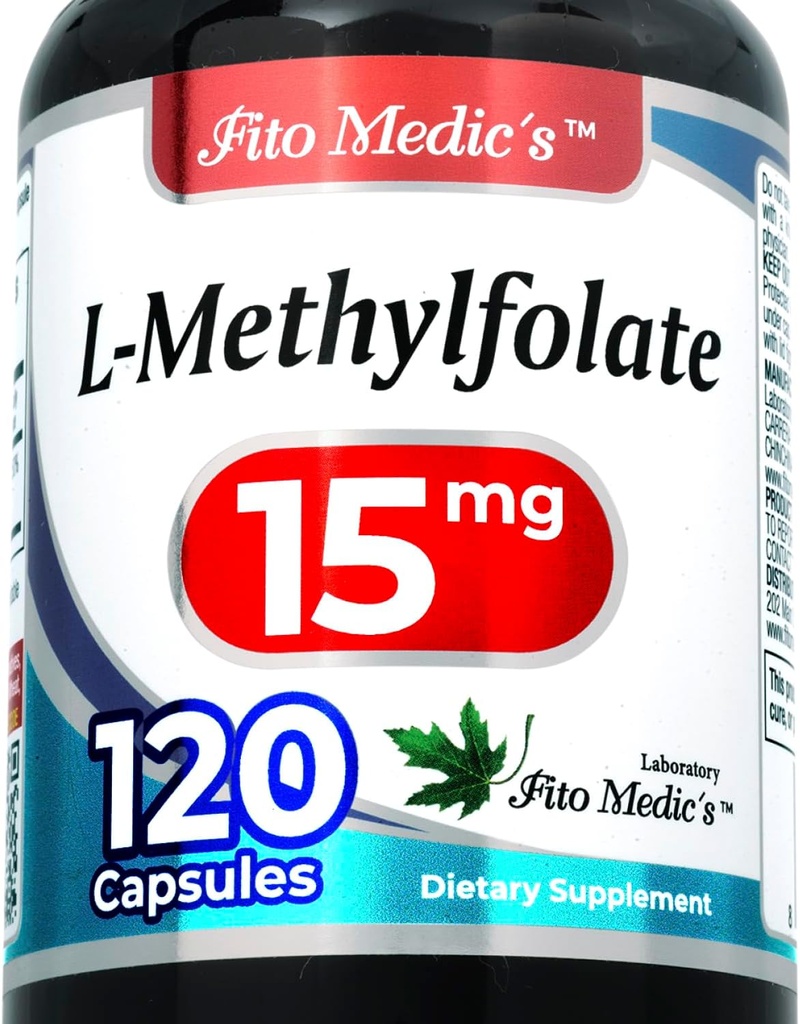 FITO MEDIC 'S Lab: 124; methylfolat: 124; 120 Kapsler: 124; folat: Supplement: 124; methylfolat: 124; methylfolat: Supplement: 124; Ultra: høj absorption.