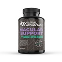 Lunovus Macular Support Plus Multivitamin Baseret på AREDS 2 Undersøgelse - Eye Vitaminer for Macular Support - Mineral supplement med Lutein og Zeaxanthin - 180 Soft Gels