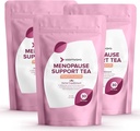VoomVaya Save 20% på Menopause Support Tea 3- Pack Bundle - Natural Menopause Relief for kvinder w / Red Clover & Black Cohosh - Night Sweats & Hot Flashs Relief - Peach Flavor - 90 Teabags