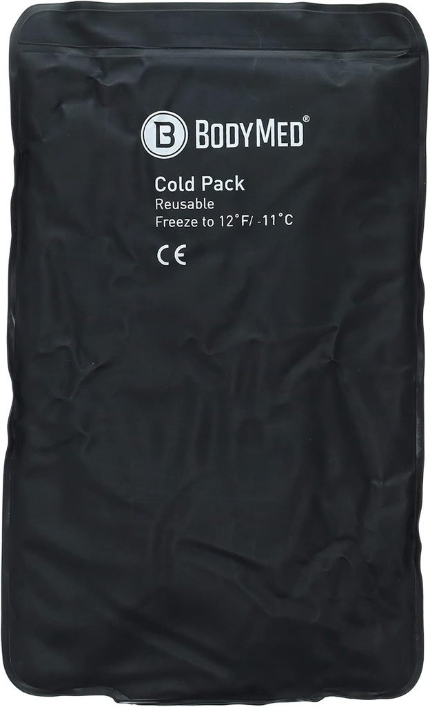 BodyMed Heavy Duty Genanvendelige Urethan Ice Pack til Knee, Arm, Albue, Skulder, Tilbage - Professionel Grade Cold Therapy for Injuries, Aches, Hævelse, Bruises, Sprains - 12 in. x 7 in. (Halvdelen)