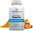 Organic Curcuminoids Osteoflex - Naturlig gurkemeje & Bioperine til optimal absorption og maksimal fælles støtte. 60 kapsler, 30- dages forsyning