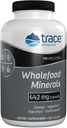 Trace Minerals Wholefood Minerals - Body & Brain Health Support - Food Health Supplement med Wildflower Bee Pollen & Atlantic Kelp - Aids Nerve funktion & fordøjelsessygdomme - 180 kapsler