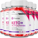 Premier Keto ACV Gummies - Official Formula, Premier Keto Gummies Blast Plus for Maximum Strength with Apple Cider Vinegar 1000MG, ACV Keto Premier Supplement Vitamin B12 Folate Beet Root (5 Pack)