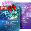 MAREE Eye Gels & Acne Сlaring Device Bundle - Under Eye Gels for Puffy Eyes and Dark Circles, Hydrocolloid Acne Therapy Device - Marine Collagen & Hyaluronic Acid, Green Algae Extract & Tea Tree Oil
