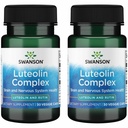 Swanson Luteolin Complex w / Rutin - Brain Support Support Promotion Memory, Mood & Cognitive Health - Naturlig formel til at hjælpe med at vedligeholde nervesystemet - (30 Veggie Capsules) 2 Pack