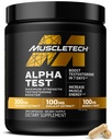 MuscleTech Testosteron Booster for mænd, AlphaTest - T- Boost Herre tillæg med Tribulus Terrestris & Boron - Daglig Mand Gym træningstillæg for muskelvækst, Stamina & Energy - 240 piller