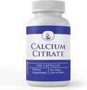 Pure Original Ingredienser Calcium Citrat (100 kapsler), Altid Pure, Ingen tilsætningsstoffer eller Fillers, Lab Verified
