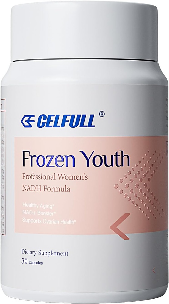 CELFULL Inositol Supplement, Myo- Inositol & D- Chiro Inositol Blend med NADH & PQQ og Folate - Ideel 40: 1 Ratio - Hormonbalance & sund ovarie Support til kvinder, Vitamin B8
