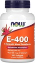 Foods E- 400 D- Alpha med blandede tocopheroler, 268 mg (400 IE), 100 Softgels