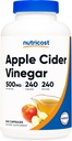 Nutricost Apple Cider Vincipe Kapsler 500mg, 240 Vegetariske Kapsler - Natural, Vegetar, GMP, Non- GMO og Gluten Free
