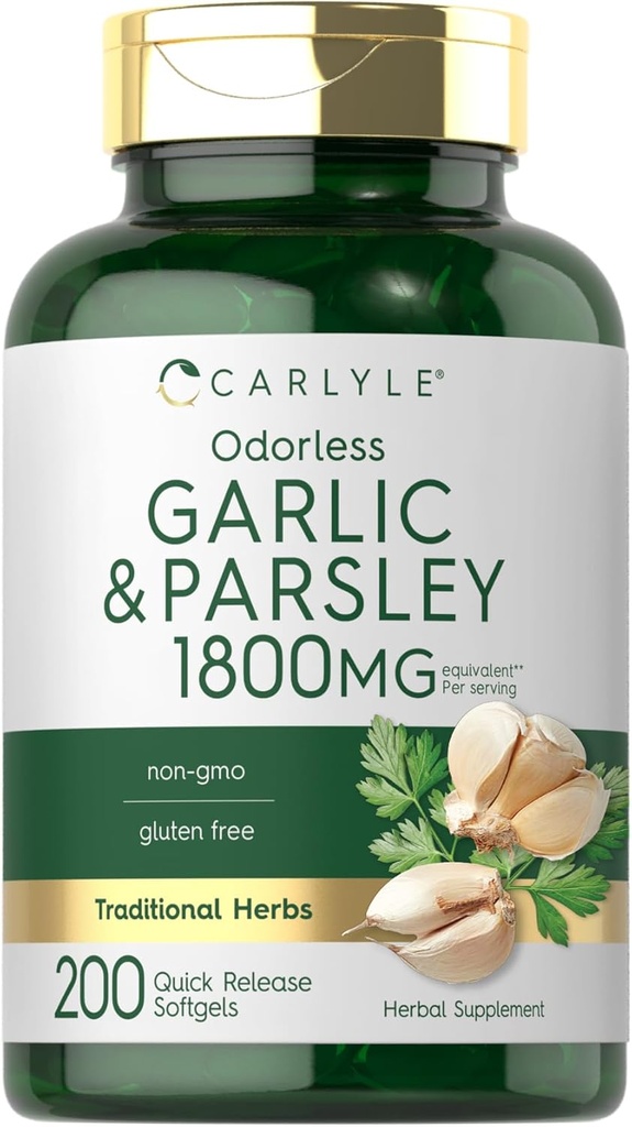 Carlyle Odorless hvidløg & Persley 1800mg