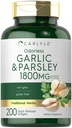 Carlyle Odorless hvidløg & Persley 1800mg