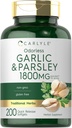 Carlyle Odorless hvidløg & Persley 1800mg