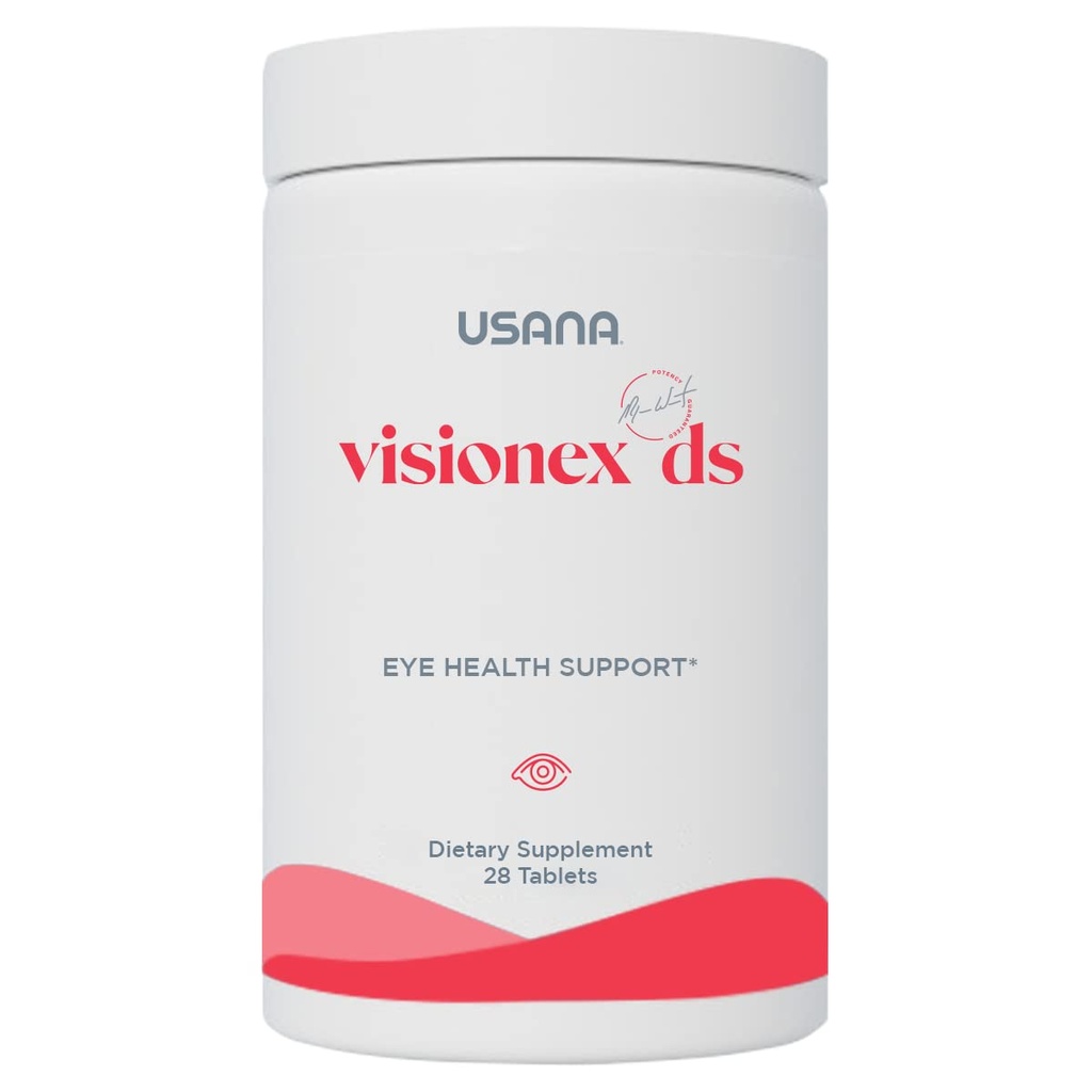 USANA Visionex DS med Lutein Zeaxanthin til avanceret øjenhygiejne og visionsunderstøttelse * - 28 tabletter - 28 dages forsyning