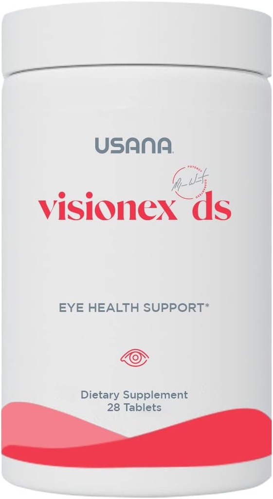 USANA Visionex DS med Lutein Zeaxanthin til avanceret øjenhygiejne og visionsunderstøttelse * - 28 tabletter - 28 dages forsyning