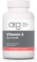 Allergy Research Group Vitamin E Succinat Supplement - for mænd og kvinder, 400 IE D- Alpha- Tocopheryl, Antioxidant, Vegetariske kapsler - 100 Tæl
