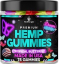 Hamp Gummies Premium Hamp Olie Infunderede Gummy Bears, Natural Omega for Deep & Sund Bedtime Relief, Fun Edibles, Peace and Relaxation, Mood Balance, Natural Omega-Made in USA