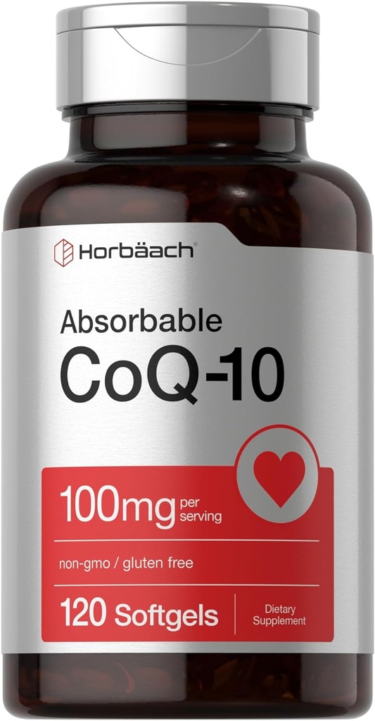 Horbäach CoQ10 100mg Softgels