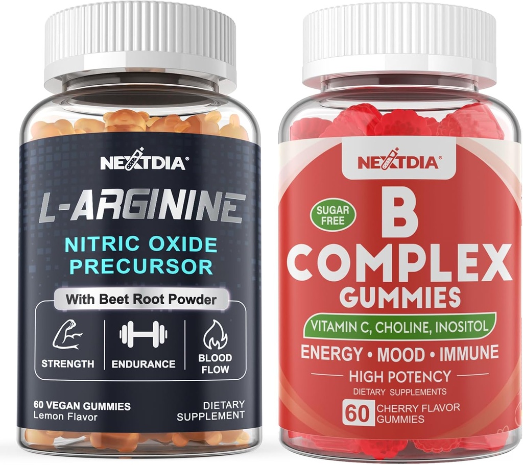 Vitamin B Complex Gummies + L Arginin Gummies