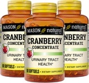 MASON NATURAL Cranberry 12: 1 Koncentrat med C-vitamin & E, Understøtter immunforsvar & urinveje, 90 kapsler, pakke med 3