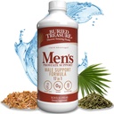 Begravet skat: Mænds Prostate Complete - Natural Herbal Formel Supplement w / Saw Palmetto, Pygeum Bark, & Stine Nettles til at støtte sunde urinveje og prostata funktion - 16 oz