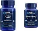 Life Extension Super Ubiquinol CoQ10 med forbedret Mitokondriel Support & Neuro- mag Magnesium L- threonat, Magnesium L- threonat