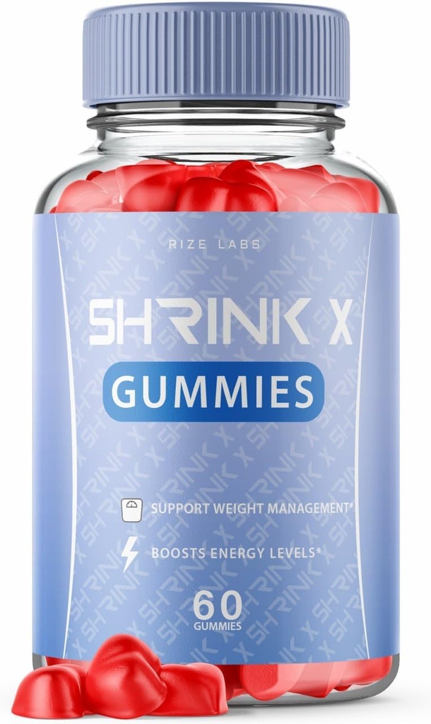 Shrink X - Shrink X Gummies Vægttab, Shrink X Keto ACV supplement, Keto + ACV Gummy, Shrink X Maksimal styrke Belly Fat Gomitas, ShrinkX Gummies Bears Anmeldelser (60 Gummies)