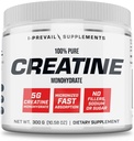 100% Pure Creatine Monohydrate Powder Micronized – No Fillers – No Sodium – No Sugar | 5 Grams per Serving | 300 Grams – 60 Servings