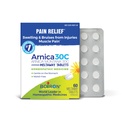 Boiron Arnica 30C tabletter til smertelindring fra muskelsmerter, fælles ømhed, hævelse fra skader eller blå mærker - 60 greve