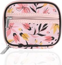 Serfeymi Ugentlig rejse Pill Organizer Pill sag for Purse med Aftagelig 7 Day Pill Box, Fashionable Travel Medicine Organizer Pill Container til medicin, Vitamin, Supplement - Pink 03