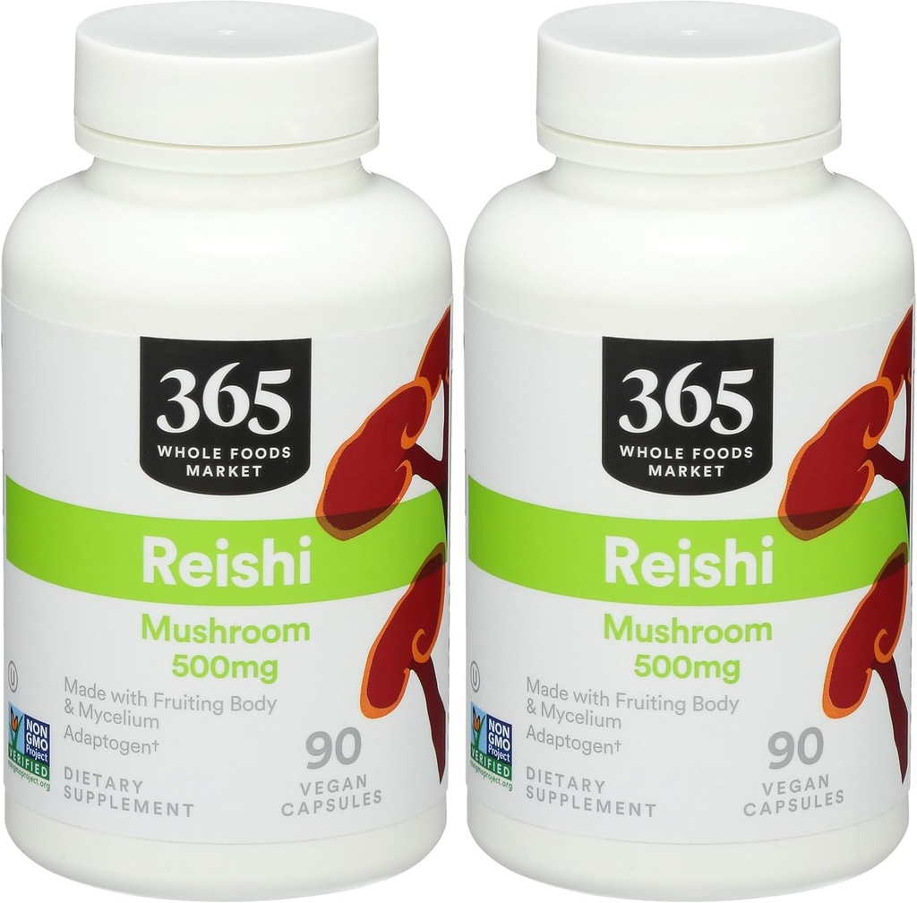 365 af Whole Foods Market, Reishi, 90 Greve (pakke af 2)