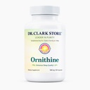 Dr. Clark Ornithin Kosttilskud - Gluten Free, Natural Sleep Aid, Promodes Protein Metabolisme, Cleansing and Detoxification, 500mg, 100 Gelatine Capsules