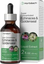 Horbäach Echinacea Goldenseal Liquid Tincture Drops Note 124; 2 fl oz Note 124; Alkohol Free Extract