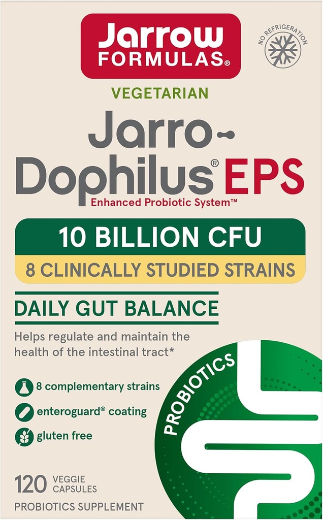 JARROW FORMULAS Jarro- Dophilus EPS Vegetariske Kapsler, 120 CT