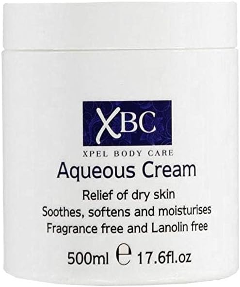 XBC Vandig Cream Blødgøringsmiddel 500ml Stor Tub Relief til tør hud