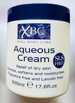 XBC Vandig Cream Blødgøringsmiddel 500ml Stor Tub Relief til tør hud